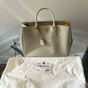 Patent leather Prada bag